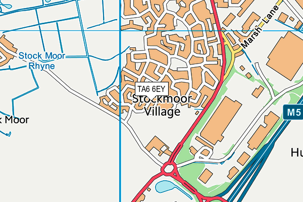 TA6 6EY map - OS VectorMap District (Ordnance Survey)