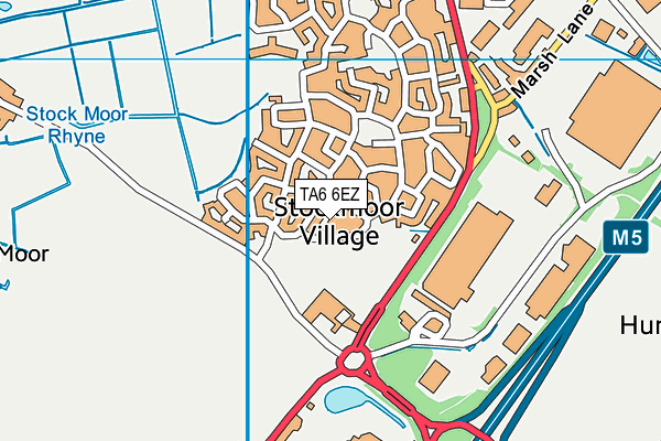 TA6 6EZ map - OS VectorMap District (Ordnance Survey)