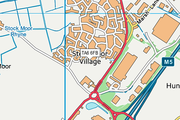 TA6 6FB map - OS VectorMap District (Ordnance Survey)