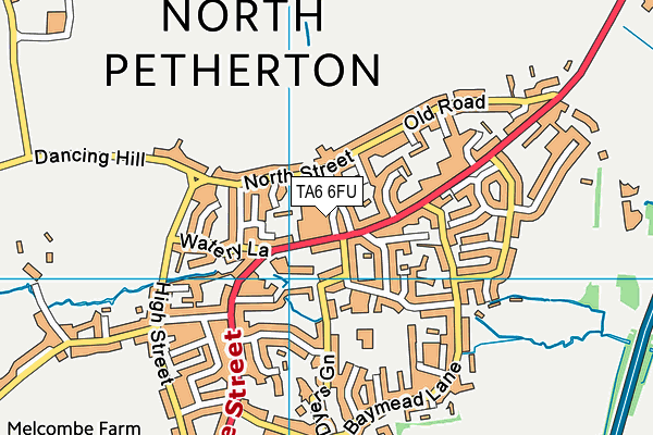 TA6 6FU map - OS VectorMap District (Ordnance Survey)