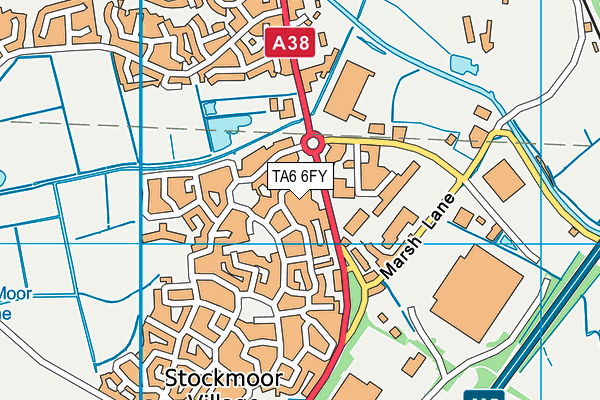 TA6 6FY map - OS VectorMap District (Ordnance Survey)