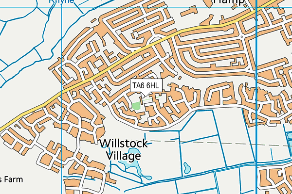 TA6 6HL map - OS VectorMap District (Ordnance Survey)