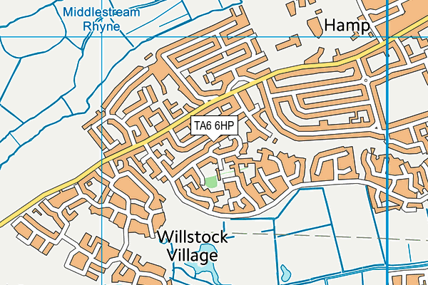 TA6 6HP map - OS VectorMap District (Ordnance Survey)