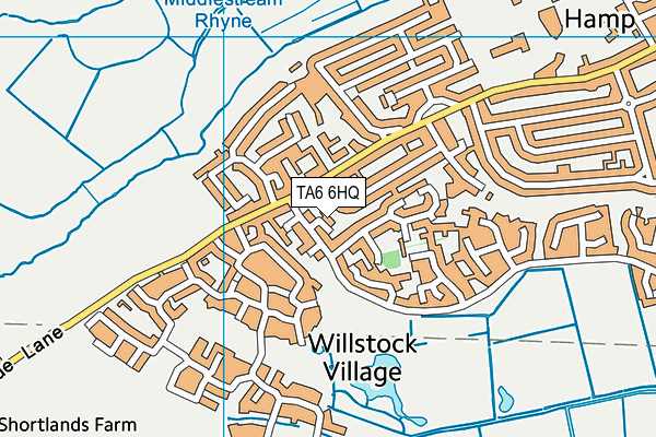 TA6 6HQ map - OS VectorMap District (Ordnance Survey)