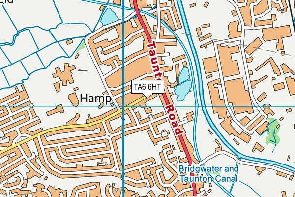 TA6 6HT map - OS VectorMap District (Ordnance Survey)