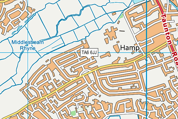TA6 6JJ map - OS VectorMap District (Ordnance Survey)