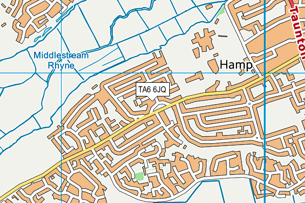 TA6 6JQ map - OS VectorMap District (Ordnance Survey)