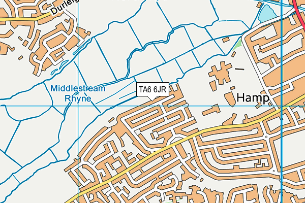 TA6 6JR map - OS VectorMap District (Ordnance Survey)