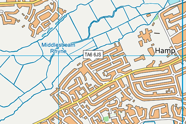 TA6 6JS map - OS VectorMap District (Ordnance Survey)