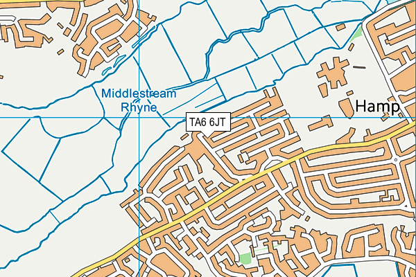 TA6 6JT map - OS VectorMap District (Ordnance Survey)