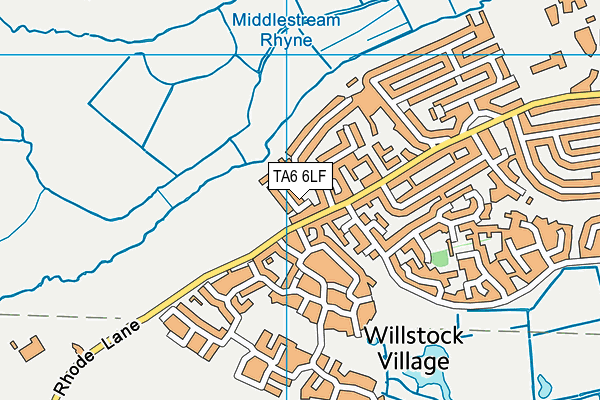 TA6 6LF map - OS VectorMap District (Ordnance Survey)