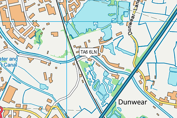 TA6 6LN map - OS VectorMap District (Ordnance Survey)