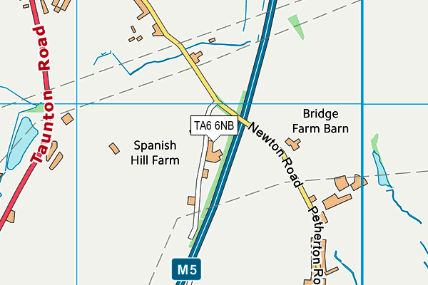 TA6 6NB map - OS VectorMap District (Ordnance Survey)