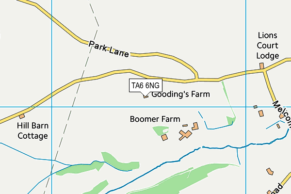 TA6 6NG map - OS VectorMap District (Ordnance Survey)