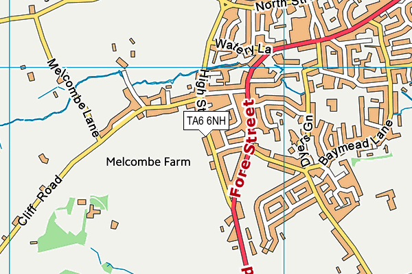 TA6 6NH map - OS VectorMap District (Ordnance Survey)