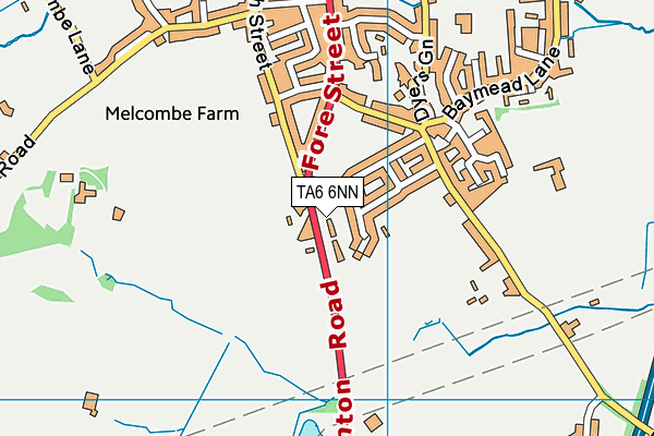 TA6 6NN map - OS VectorMap District (Ordnance Survey)