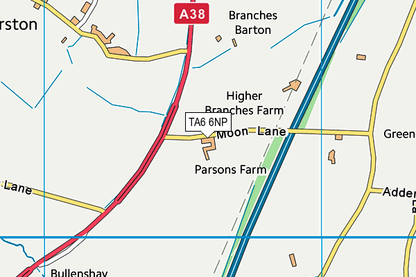 TA6 6NP map - OS VectorMap District (Ordnance Survey)