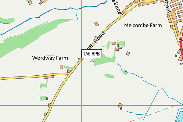 TA6 6PB map - OS VectorMap District (Ordnance Survey)