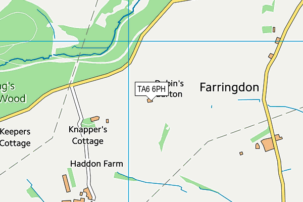 TA6 6PH map - OS VectorMap District (Ordnance Survey)