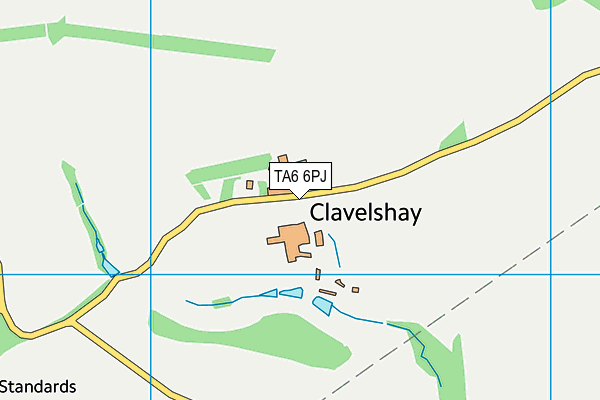 TA6 6PJ map - OS VectorMap District (Ordnance Survey)