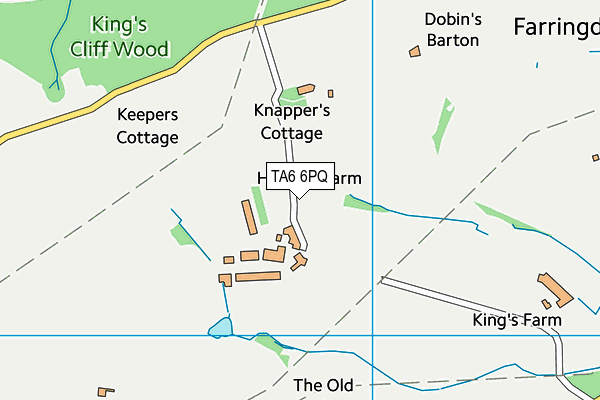 TA6 6PQ map - OS VectorMap District (Ordnance Survey)