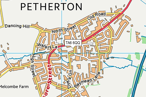 TA6 6QQ map - OS VectorMap District (Ordnance Survey)