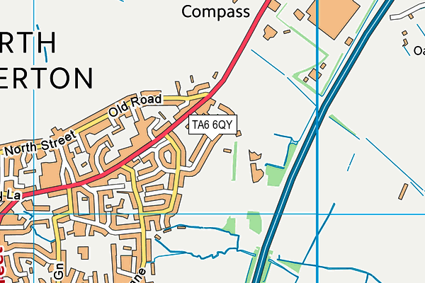 TA6 6QY map - OS VectorMap District (Ordnance Survey)