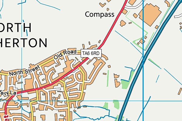 TA6 6RD map - OS VectorMap District (Ordnance Survey)