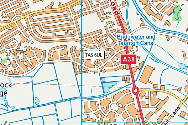 TA6 6UL map - OS VectorMap District (Ordnance Survey)