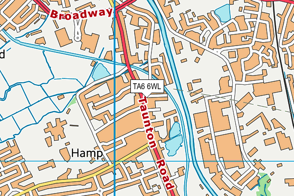 TA6 6WL map - OS VectorMap District (Ordnance Survey)