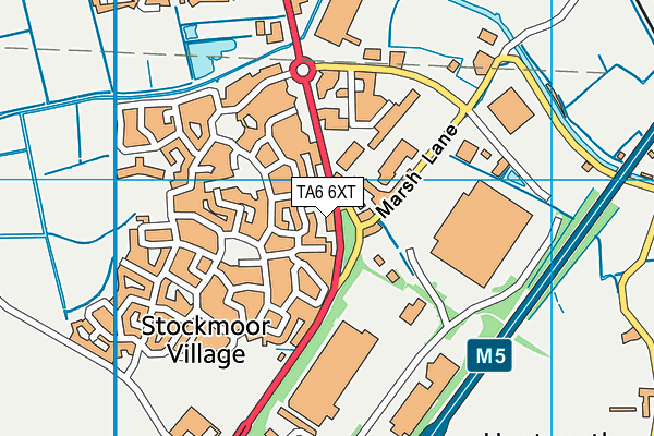 TA6 6XT map - OS VectorMap District (Ordnance Survey)