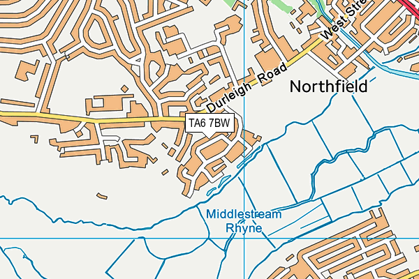 TA6 7BW map - OS VectorMap District (Ordnance Survey)