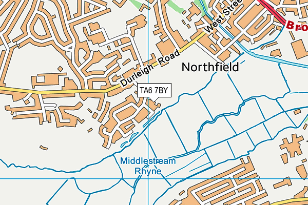 Wembdon Cricket Club map (TA6 7BY) - OS VectorMap District (Ordnance Survey)