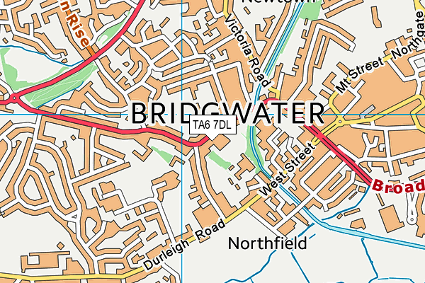 TA6 7DL map - OS VectorMap District (Ordnance Survey)