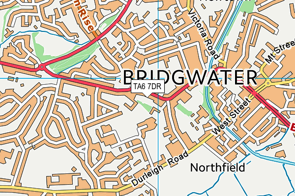 TA6 7DR map - OS VectorMap District (Ordnance Survey)