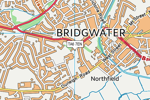 TA6 7EN map - OS VectorMap District (Ordnance Survey)