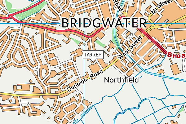 TA6 7EP map - OS VectorMap District (Ordnance Survey)