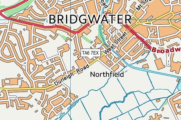 TA6 7EX map - OS VectorMap District (Ordnance Survey)