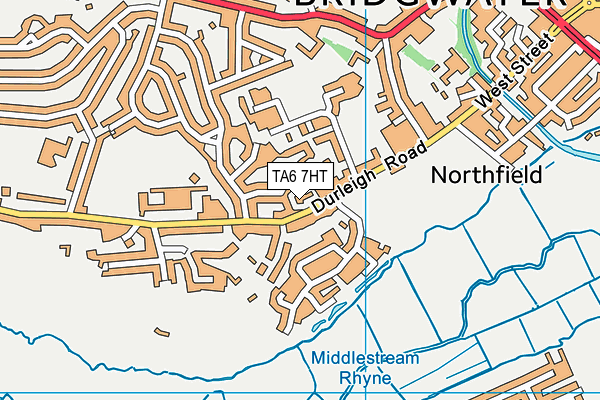 TA6 7HT map - OS VectorMap District (Ordnance Survey)