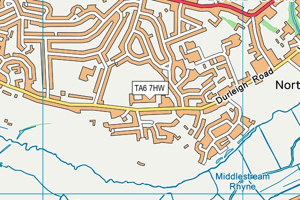 Haygrove School map (TA6 7HW) - OS VectorMap District (Ordnance Survey)