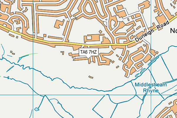 TA6 7HZ map - OS VectorMap District (Ordnance Survey)