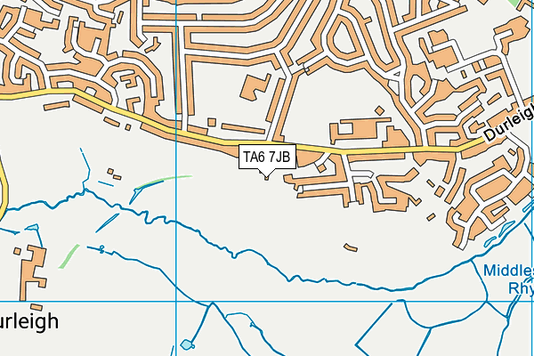 TA6 7JB map - OS VectorMap District (Ordnance Survey)