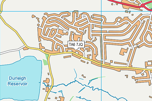 TA6 7JQ map - OS VectorMap District (Ordnance Survey)