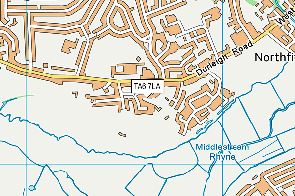 TA6 7LA map - OS VectorMap District (Ordnance Survey)