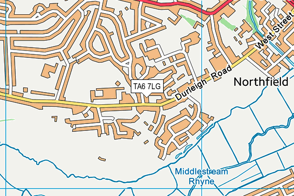 TA6 7LG map - OS VectorMap District (Ordnance Survey)