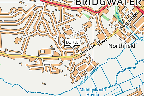 TA6 7LL map - OS VectorMap District (Ordnance Survey)