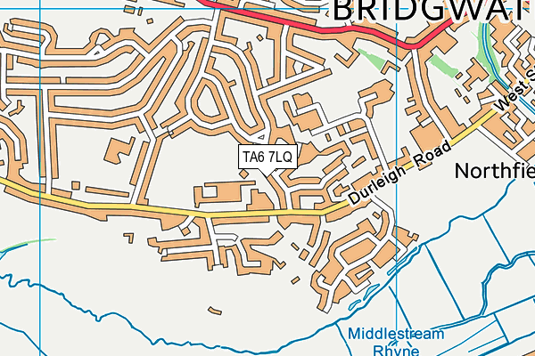 TA6 7LQ map - OS VectorMap District (Ordnance Survey)