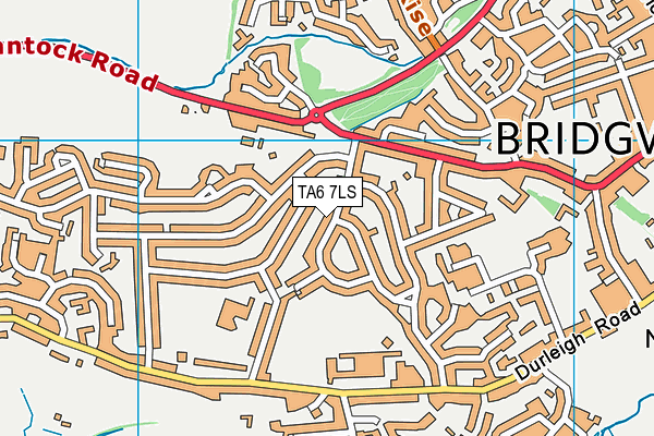 TA6 7LS map - OS VectorMap District (Ordnance Survey)