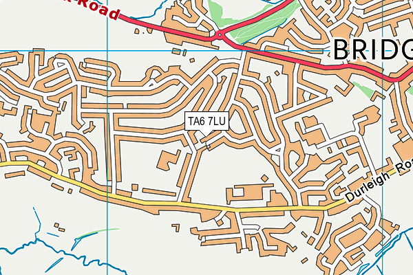 TA6 7LU map - OS VectorMap District (Ordnance Survey)
