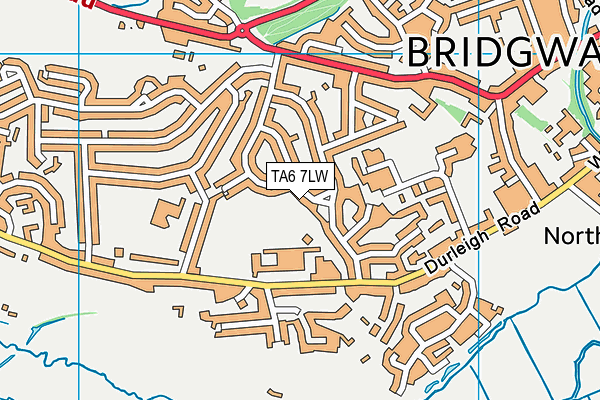 TA6 7LW map - OS VectorMap District (Ordnance Survey)